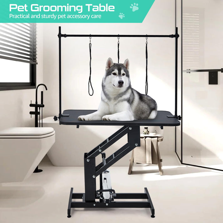 Mesa de peluquería multifuncional para mascotas