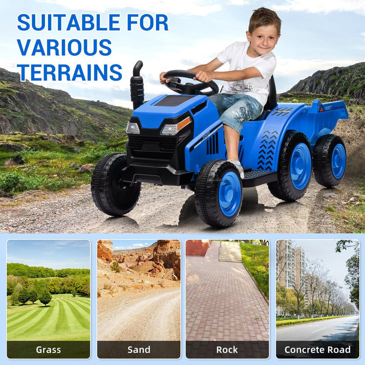 Tractor seguro y estable para niños